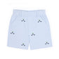 Check Seersucker Short w/Emb. Golf Clubs