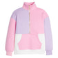 Colorblock Pullover - Pink & Lilac