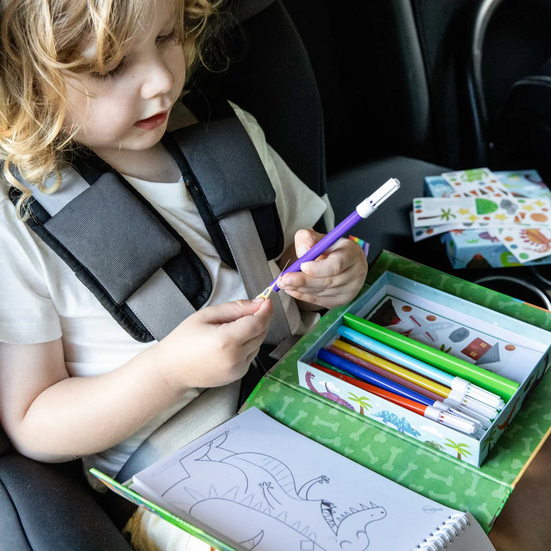 Coloring Set, Dinosaur