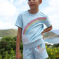 Crystal Rainbow Sky Shorts Set