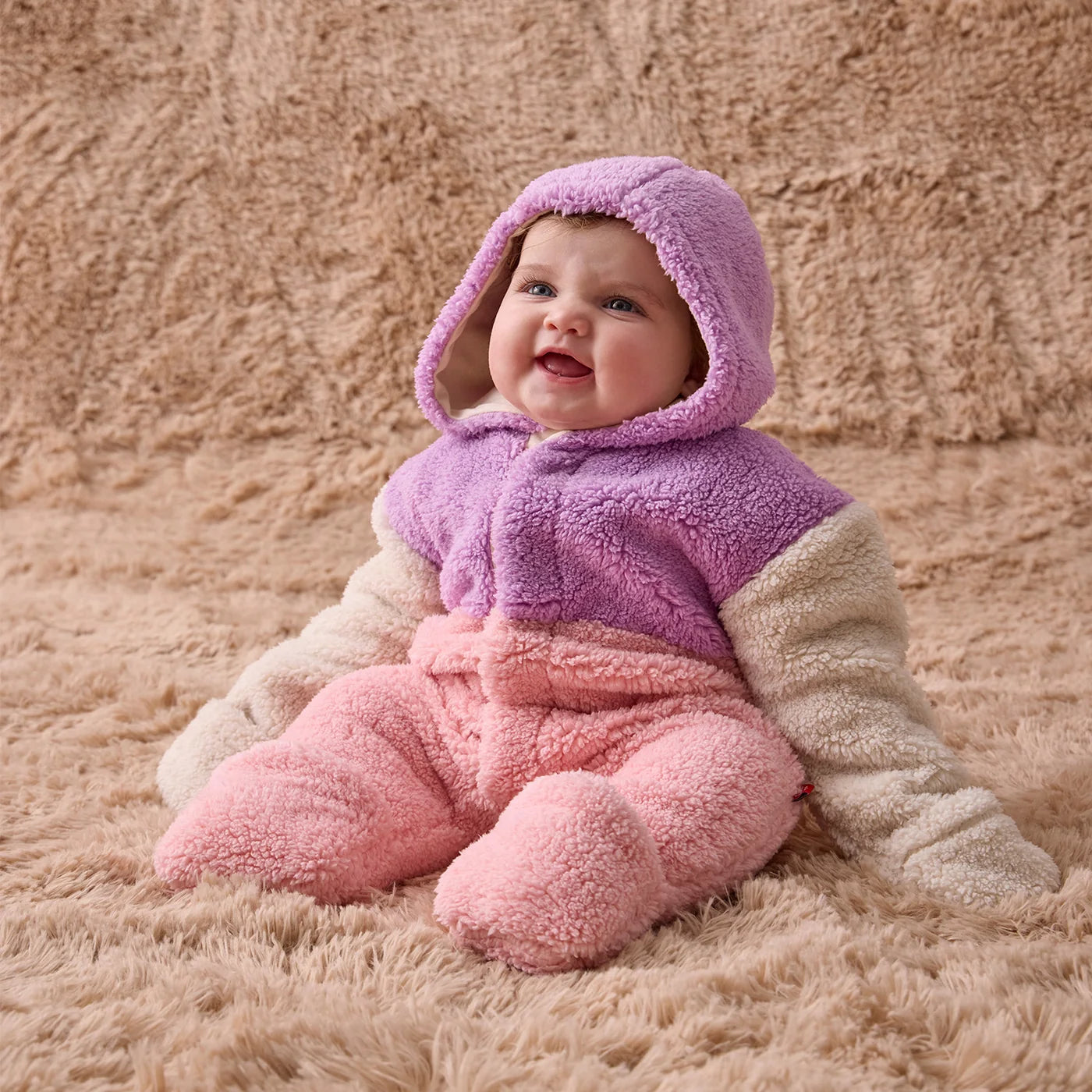 Sherpa Pram, Pink Colorblock