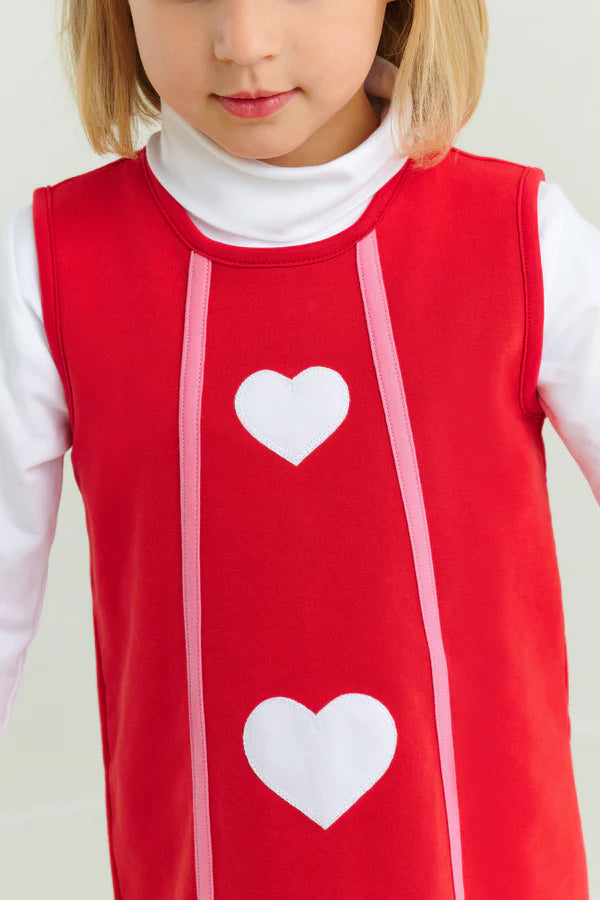 Annie Apron Dress, Richmond Red