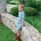 Charles Shorts Set, Wild West Blue