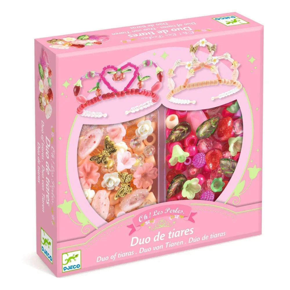 LGA Beads & Jewelry, Pink Tiara Duo