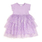 Lilac Star and Moon Halloween S/S Tutu Dress