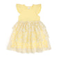 Sunshine Ditsy Daisy Tiered S/S Tutu Dress