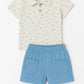 Jacob 2-Piece Polo & Shorts Set, Fish