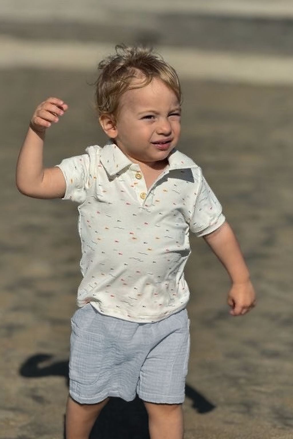 Jacob 2-Piece Polo & Shorts Set, Fish