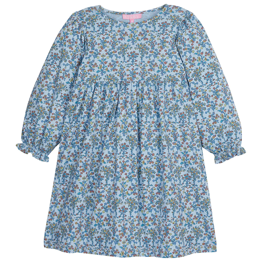 Elena Dress, Jodphur Floral Blue