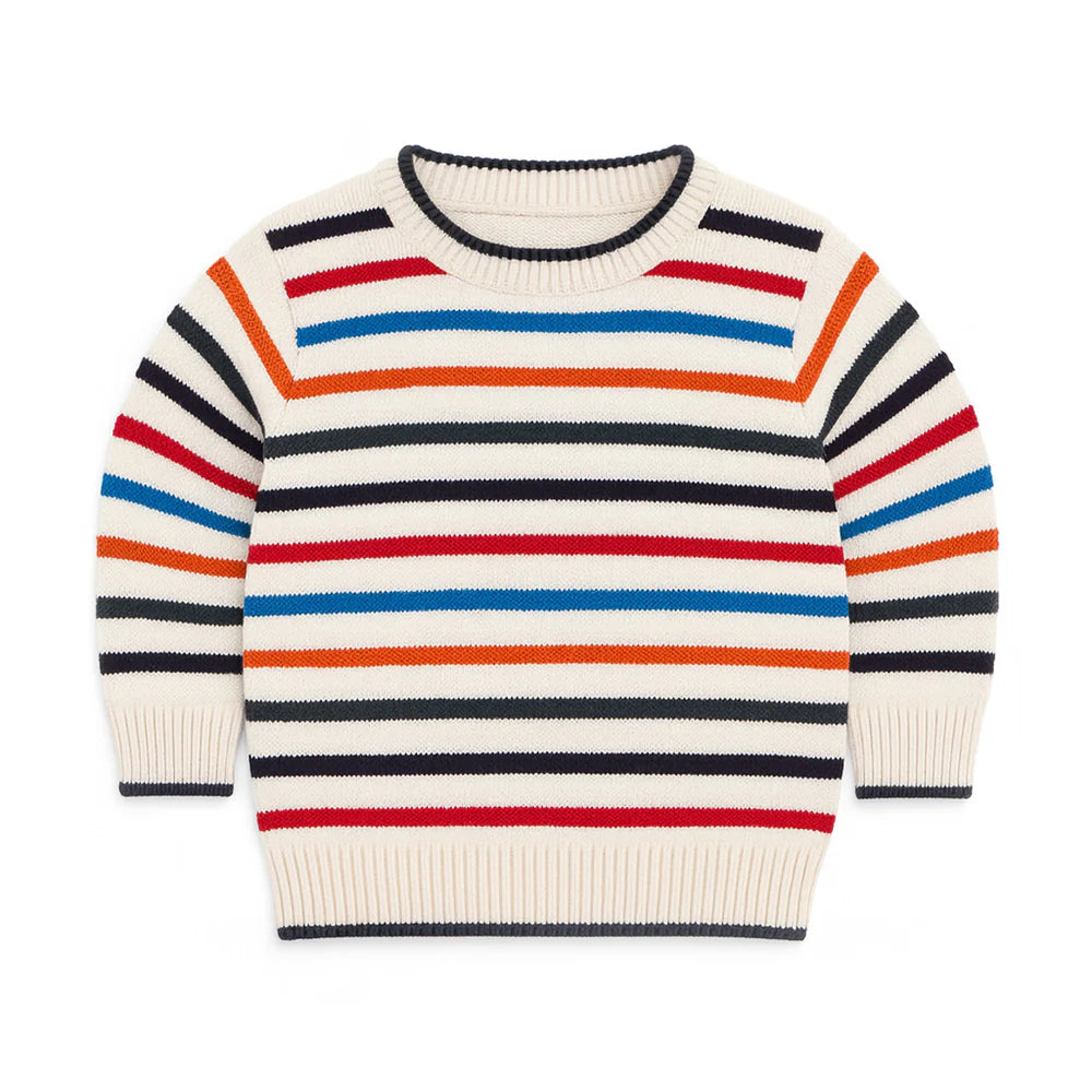 Sweater w/Raised Stripes