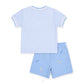Boys Knit Short Set w/School Supplies