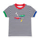 Stripe Knit T-Shirt w/Cars & Tools