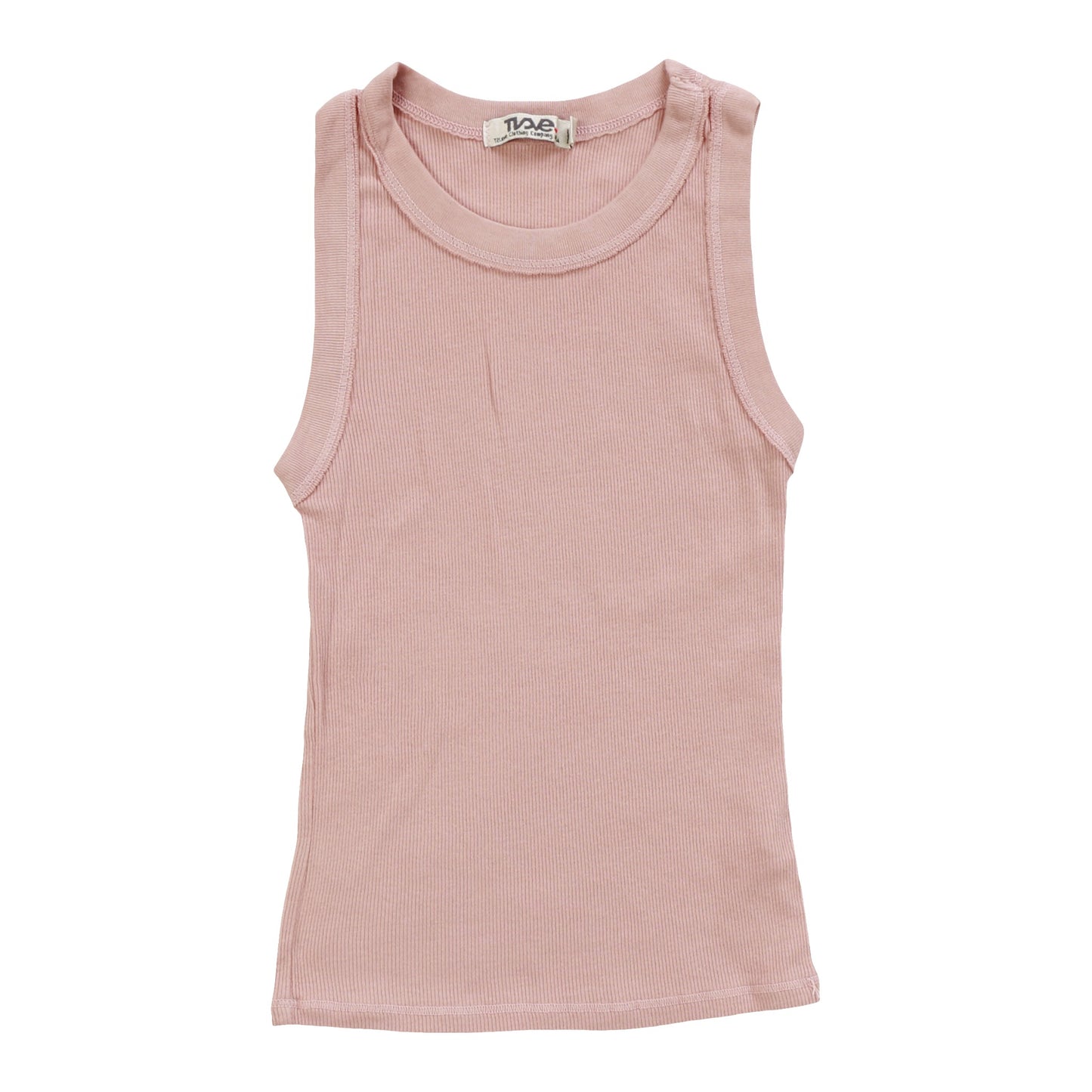 Fitted M&G Crew Tank, Nude