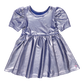 Lamé Laurie Dress, Royal Blue