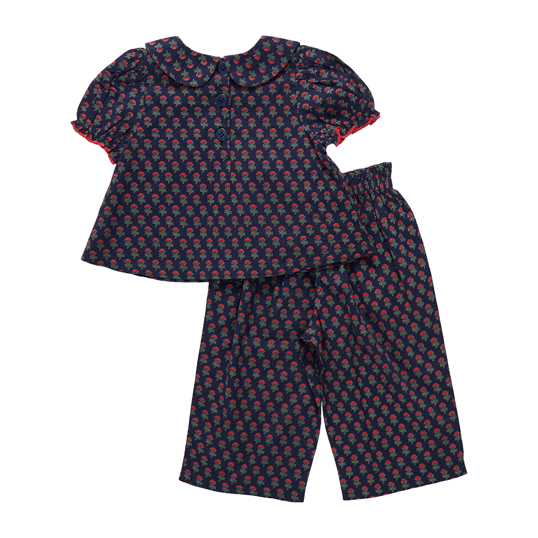 Dawson 2-Piece Set, Navy Carnation