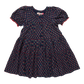 Elizabeth Dress, Navy Carnation