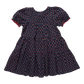 Elizabeth Dress, Navy Carnation