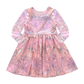 Lame Steph Dress, Pink Spider Web