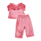 Velour Mara Two-Piece Set, Desert Rose
