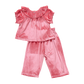 Velour Mara Two-Piece Set, Desert Rose
