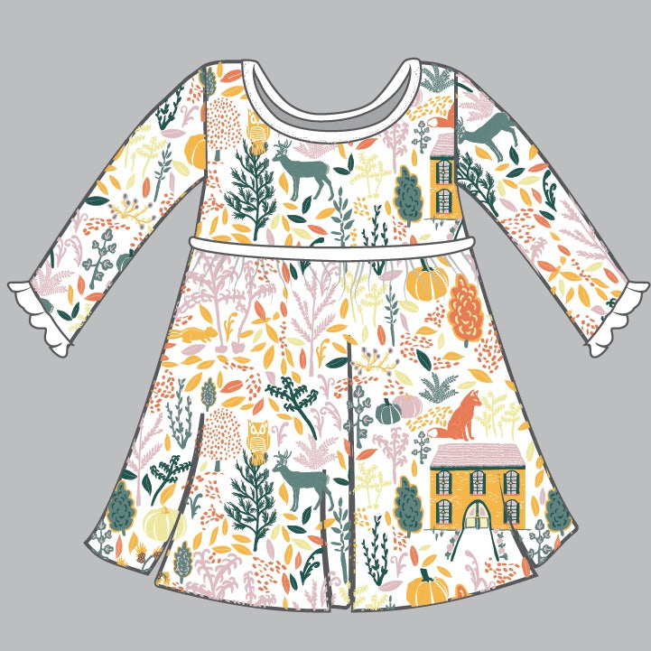 Playtime Dress, Fall Countryside