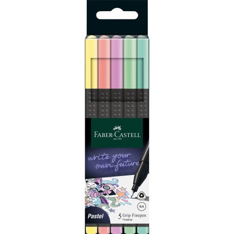 Black Edition Grip Fineliner Pastel