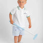 Knit Polo w/Golf Clubs
