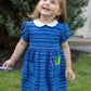 Stripe Knit Dress w/School Supplies