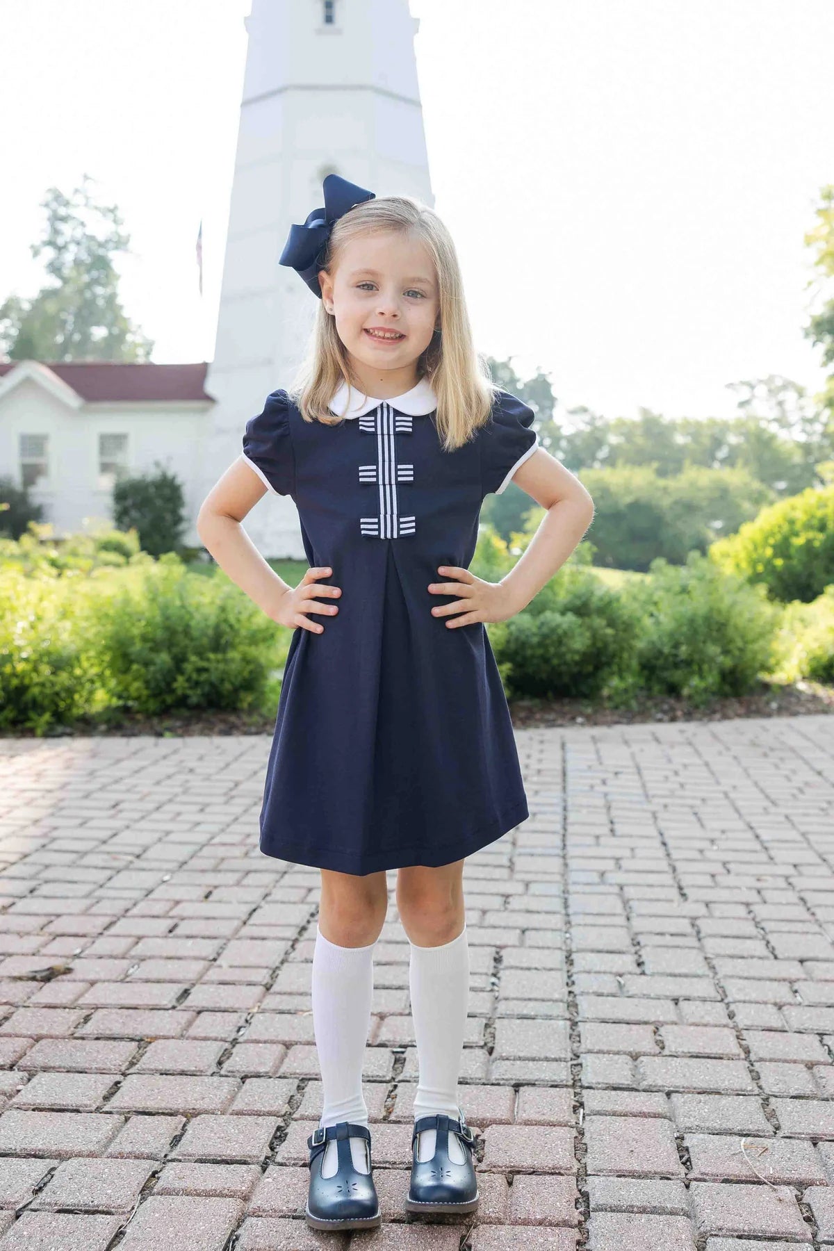 Knit Dress w/Bows