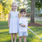 Check Seersucker Short w/Emb. Golf Clubs