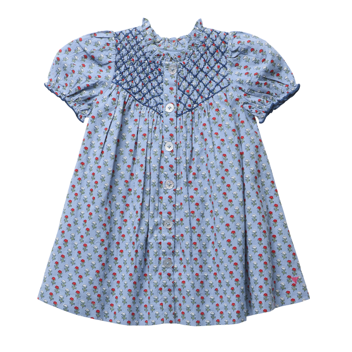 Lucia Dress, Light Blue Carnation