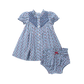 Baby Lucia Dress Set, Light Blue Carnation