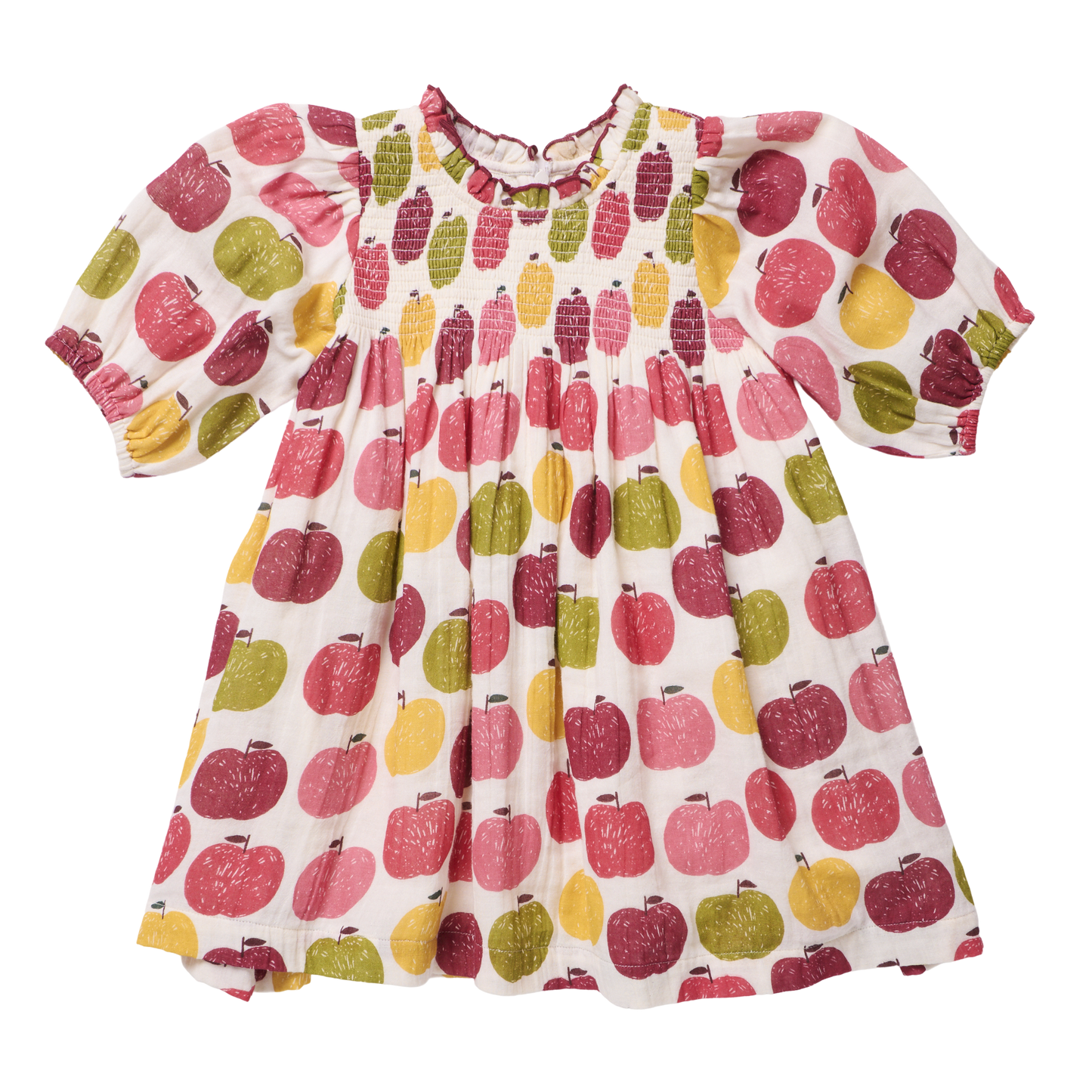 Stevie Dress, Pink Delicious Apples