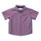 Jack Shirt, Red Light Blue Check