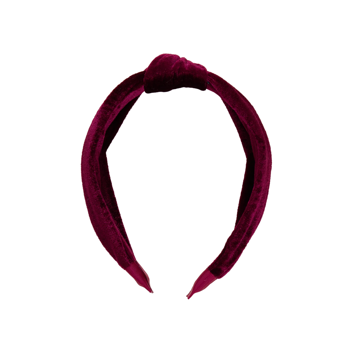 Holly Headband, Burgundy Velour
