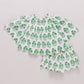 Misha Scallop 2-Piece Set, Green Strawflower