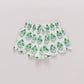 Misha Scallop 2-Piece Set, Green Strawflower