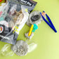 KidDough Play Kit, Dinosaur Fossil Dig (Cookies & Cream)
