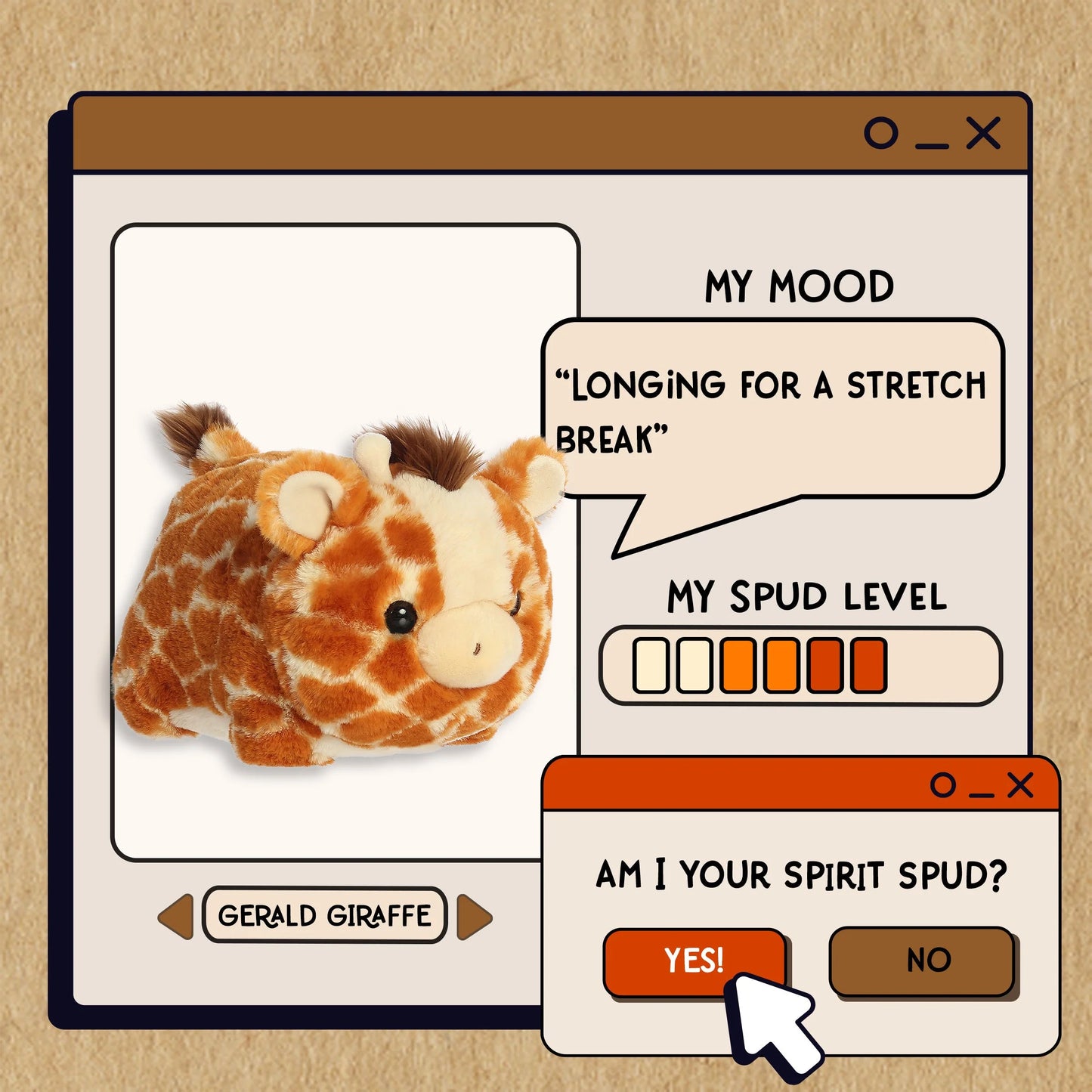 Spudster - Gerald Giraffe