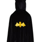 Hooded Bat Cape, Black