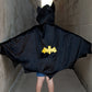 Hooded Bat Cape, Black