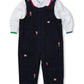 Corduroy Longall w/Allover Embroidery