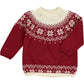 Igloo Sweater, Red Fairisle
