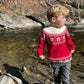 Igloo Sweater, Red Fairisle