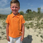 Shipping Polo, Tangerine Pique