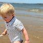 Helford Woven Onesie, Navy Floral