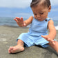 Bowline Woven Overalls, Pale Chambray