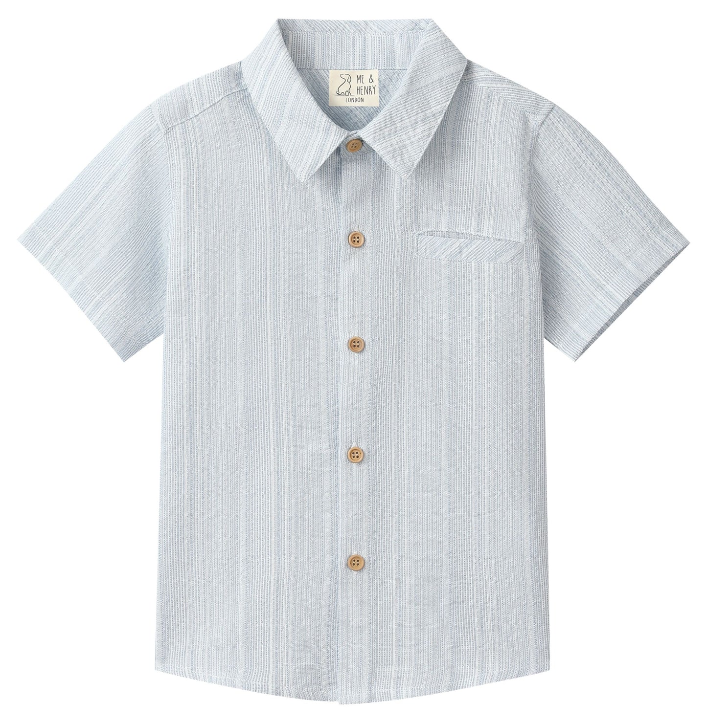 Newport Woven Shirt, Chambray Stripe