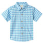 Newport Woven Shirt, Blue/Turquoise Plaid