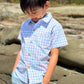 Newport Woven Shirt, Pink/Blue Plaid